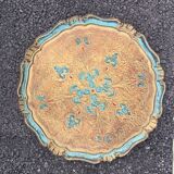 Blue and gold Venetian tray