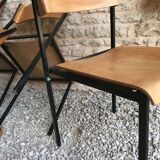 Set of 4 vintage chairs Hiller 1980's