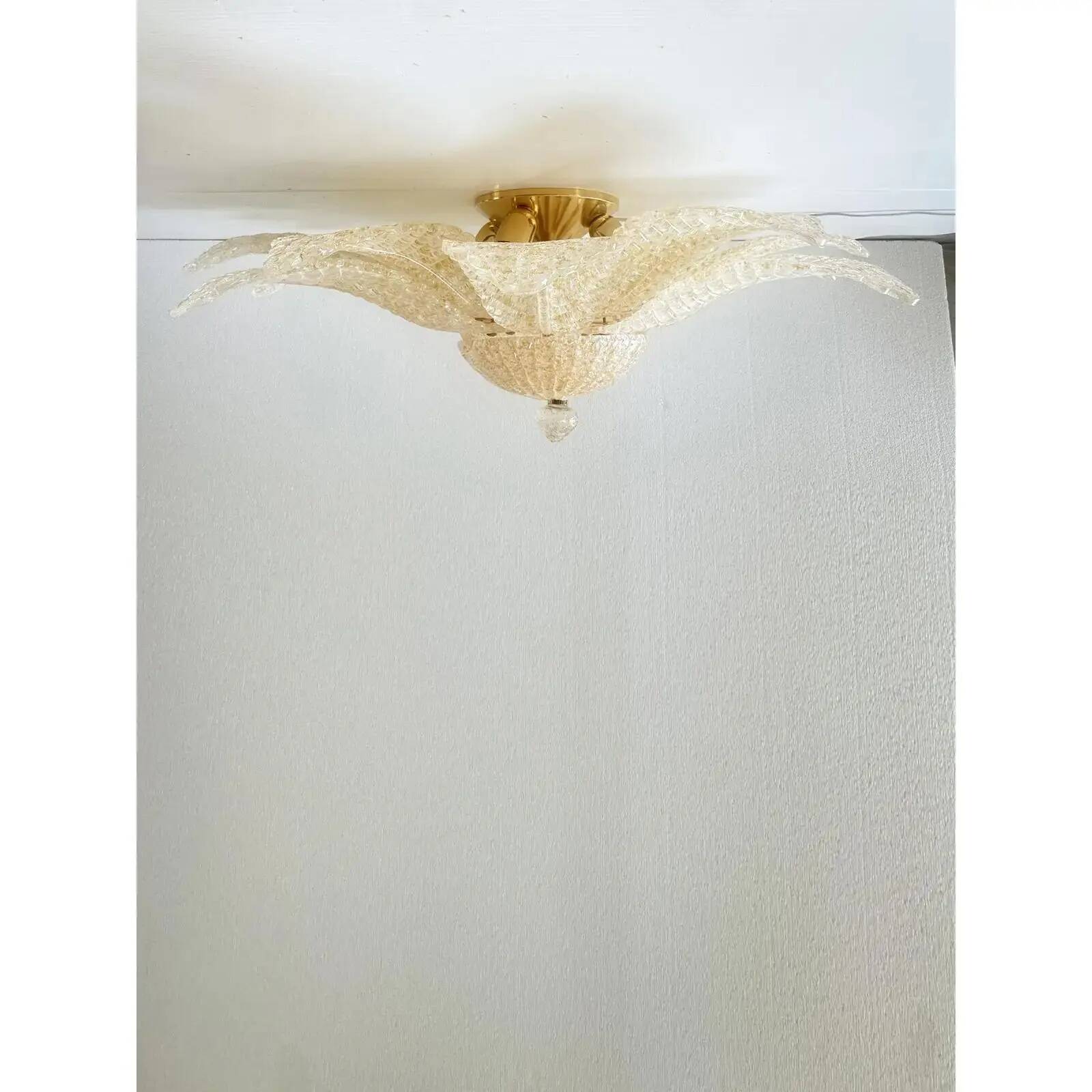 Murano Glass Flush Mount by Simoeng for Simoeng