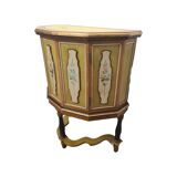 Vintage Italian Painted Cabinet, 1950s