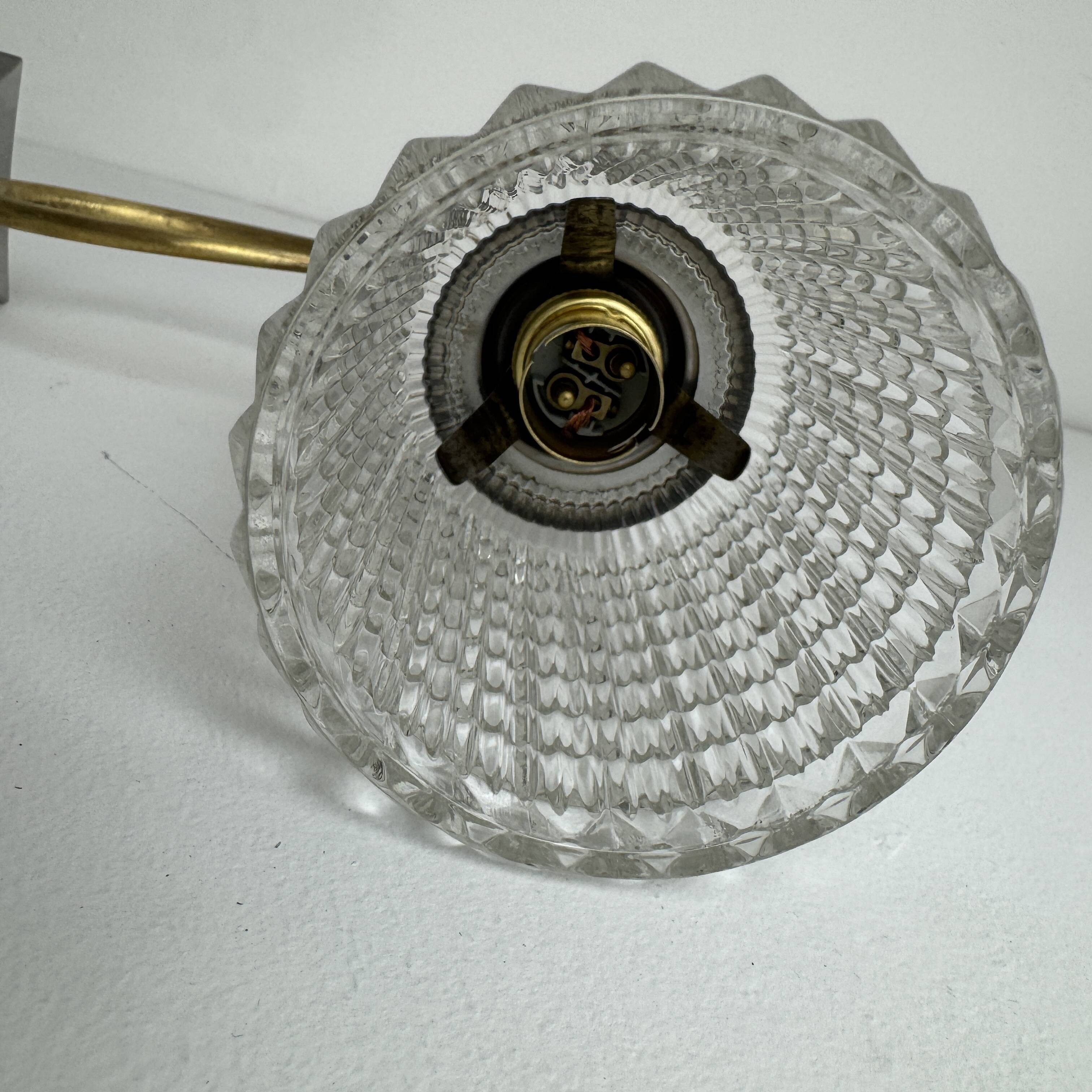 Paire d’anciennes appliques 1950 vintage