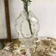 Antique molded glass carafe