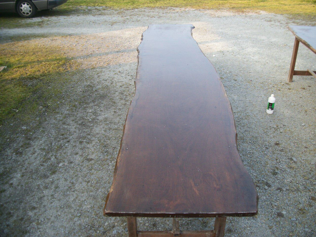 Brutalist farmhouse table