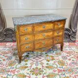 Kierchenbach Jean-adam chest of drawers in marquetry, Louis XVI period