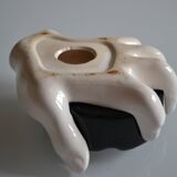 Post-modernist ashtray in the shape of a hand from the 1980s