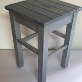 Wooden workshop stool
