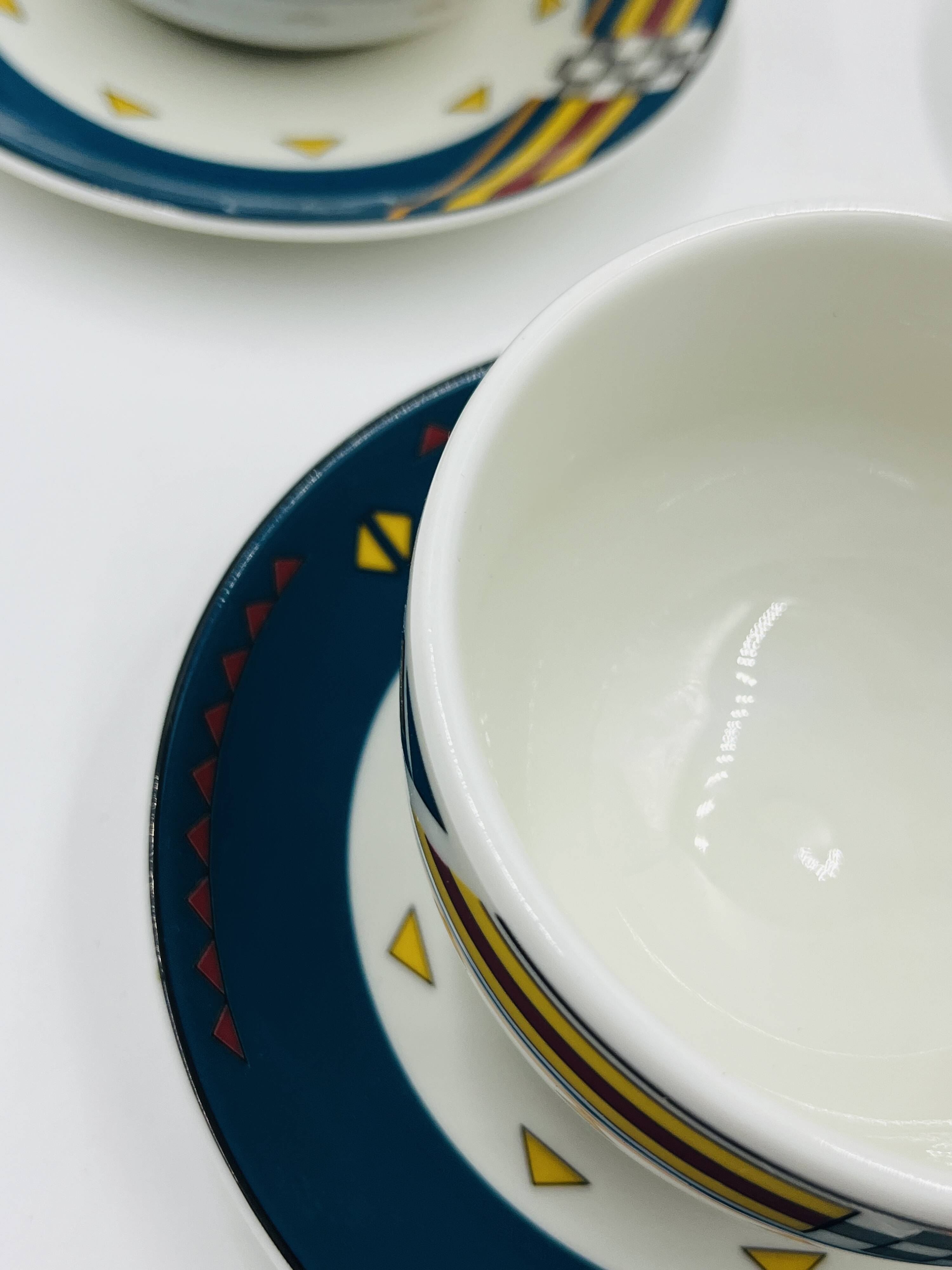 Set of 4 designer mugs Royal Mosa Ravenna