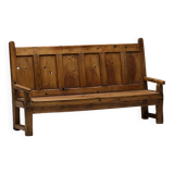 Rustic Travail Populaire Bench, France, 19th Century