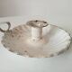 Antique hand candle holder "cellar rat" in enamelled metal