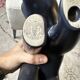 Art Deco style ceramic black bear