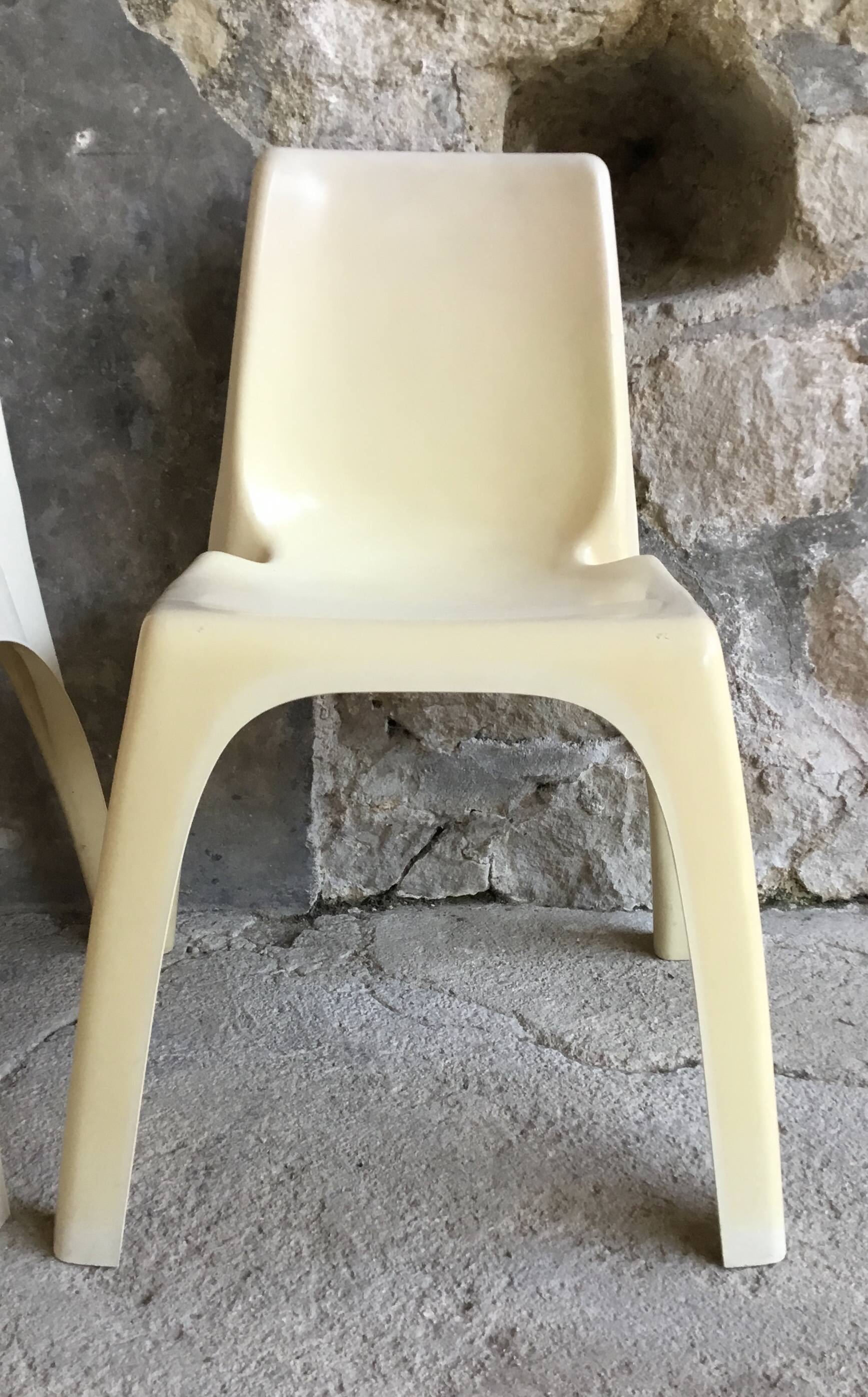 Set of 4 Kartell chairs model 4850 design Castiglioni Gaviraghi Lanza made in Italy 1965