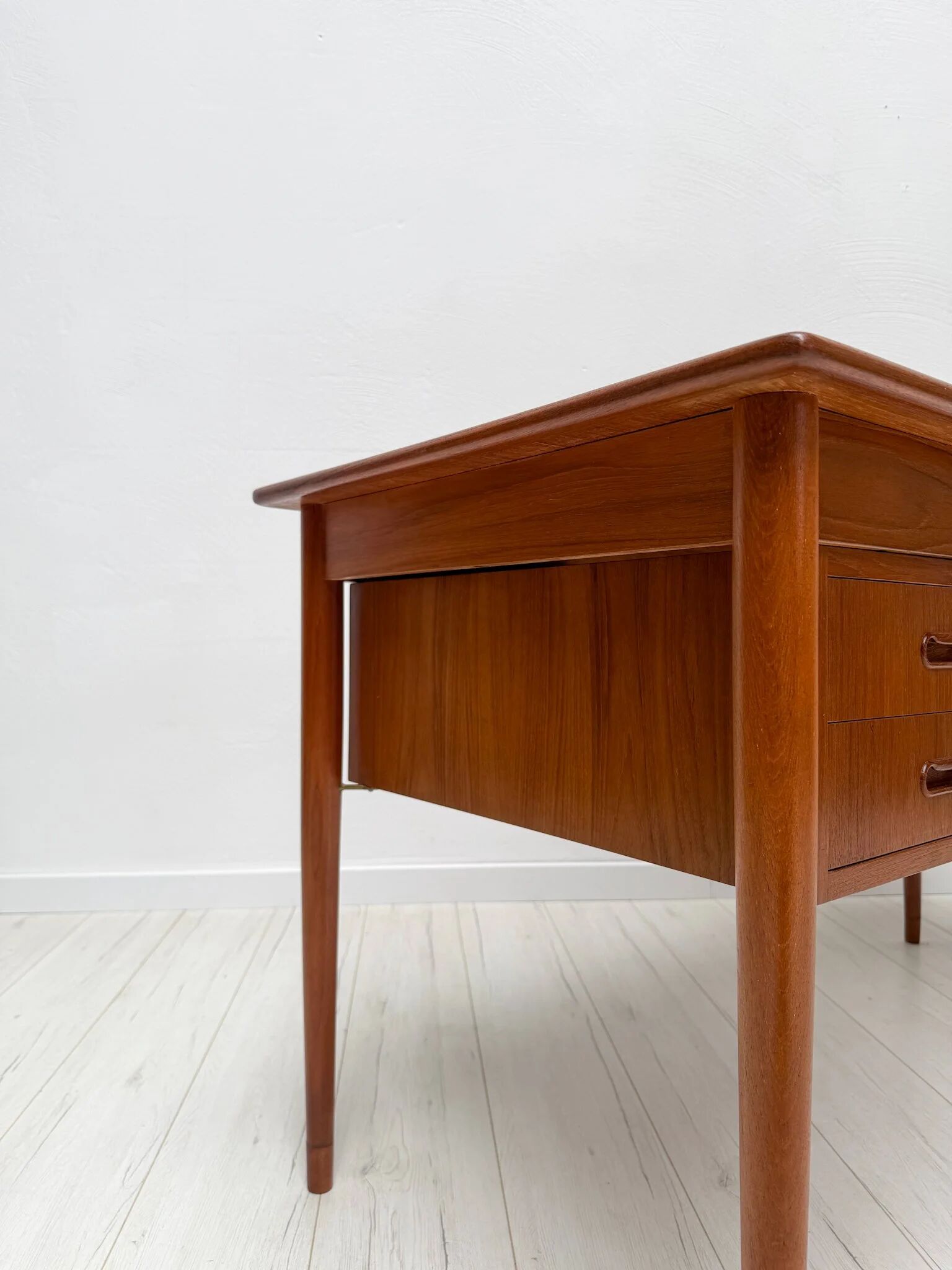 1960s vintage mid-century Danish design teak writing desk