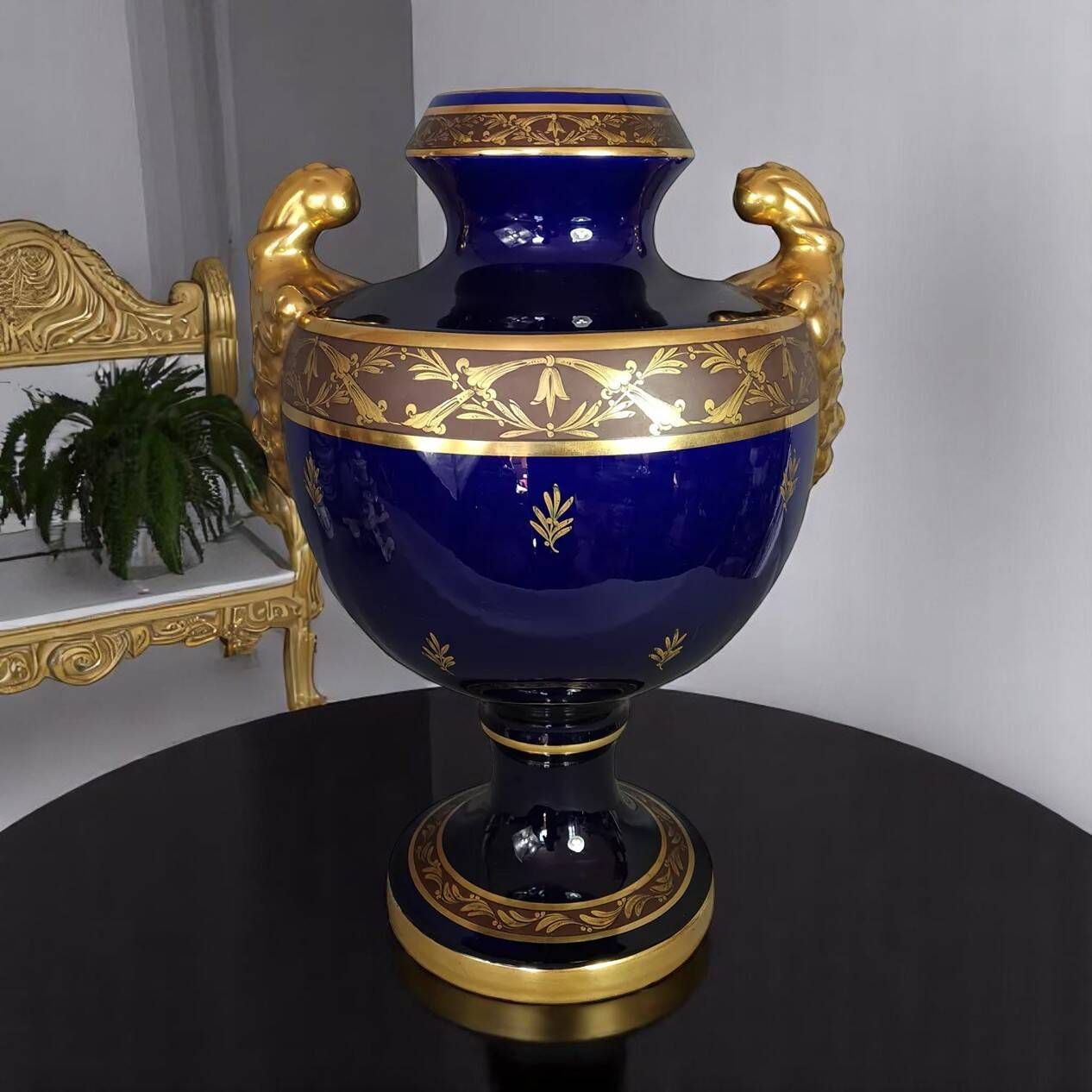 Tours porcelain vase - JAget & Pinon 53 cm SB