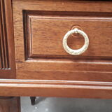 Chest of drawers 3 drawers Napoleon III classic on marble