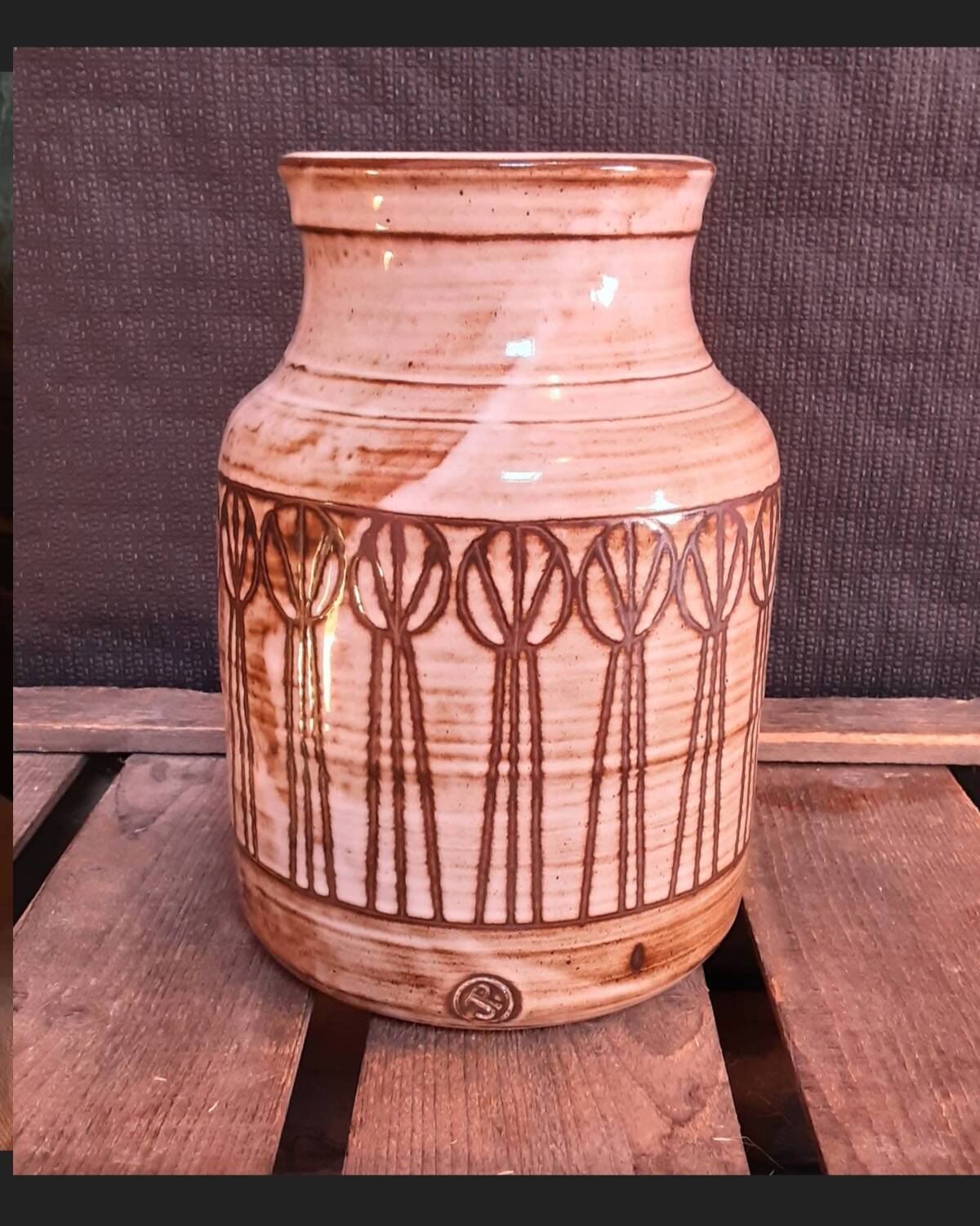 Jacques Pouchain vintage ceramic vase