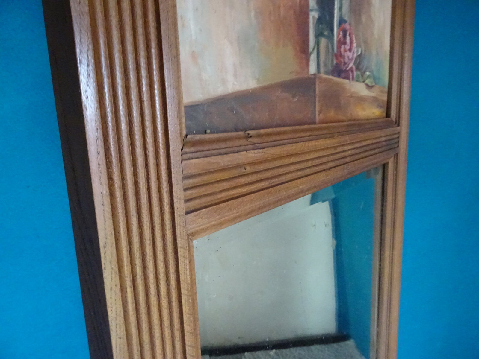 Oak trumeau 78 x 178