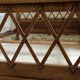 Lit croisillons ancien vintage