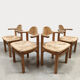 Vintage Rainer Daumiller papercord dining chairs Hirtshals Savværk