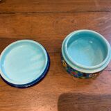 Round box in Longwy enamels