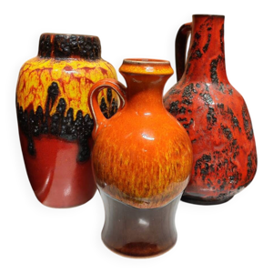 Lot de vases seventies
