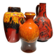 Set of seventies vases