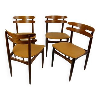 Mod. 178 chaises de salle à manger par Johannes Andersen pour Bramin Danemark