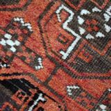 Ancient Afghan Baluch handmade carpet 92cm x 155cm 1900s, 1C381