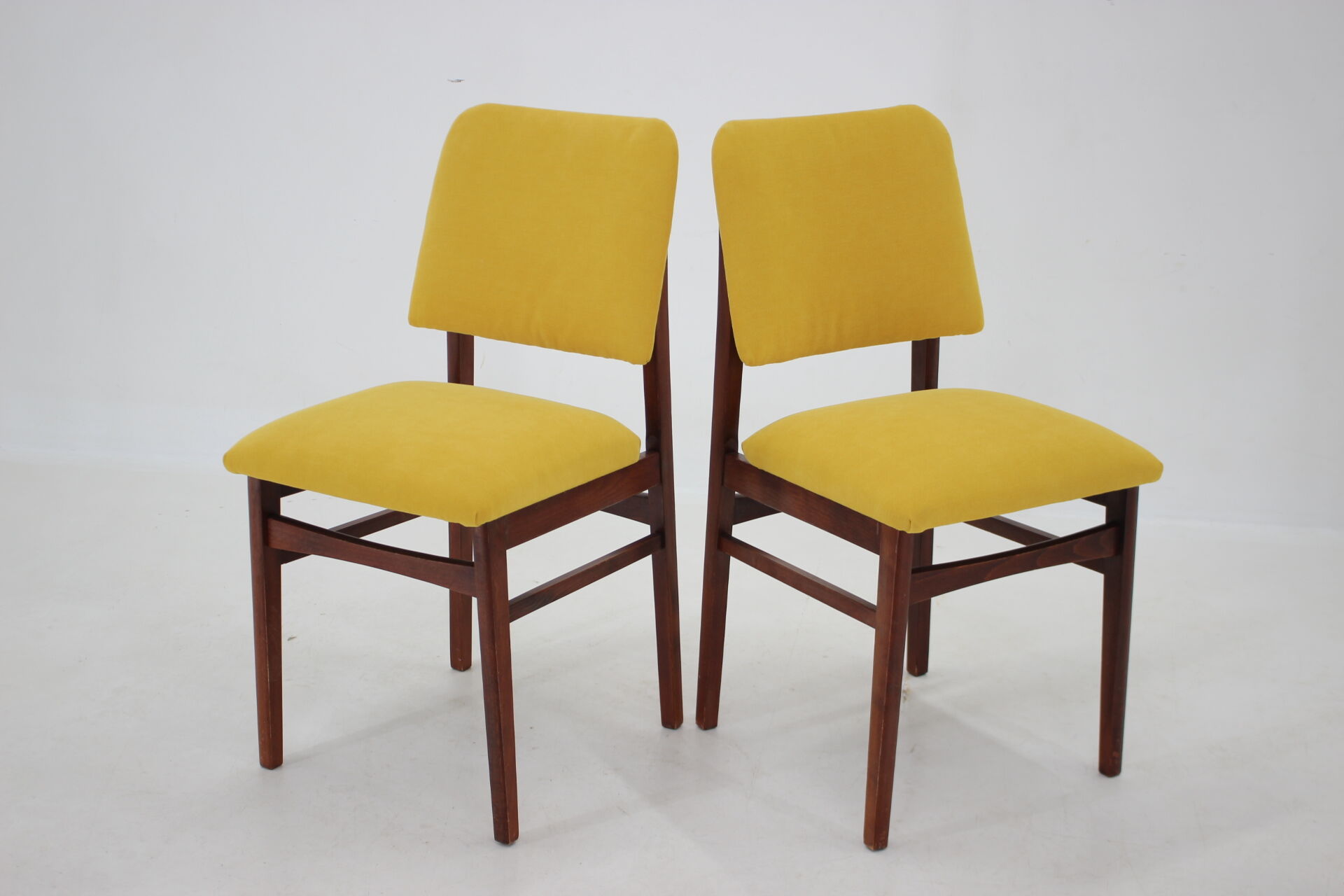 1960s Pair of Side Chairs ,Czechoslovakia