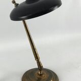 Lampe de table Lumi Milano, en laiton et laque du milieu du siècle