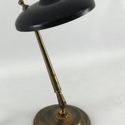 Lumi Milano, Mid-century brass and lacquer two joints table lamp