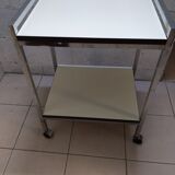 Vintage trolley on wheels