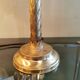 Solid brass palm tree lamp