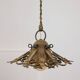 Lampe à suspension vintage en fer forgé, années 1930