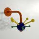 Multicoloured Mina Coat Rack Mural by Ikea, 1990