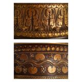 Lampe à pétrole du XIXème siècle en bronze doré
