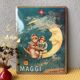 Maggi advertising plate in stamped sheet metal - 30 x 40 cm