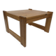 Vintage coffee table pinewood minimalist 1970s