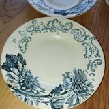 Assiettes Creuses Vintage Longwy “Tournesol” | Lot de 4