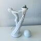 Ceramic naked dancer lamp
