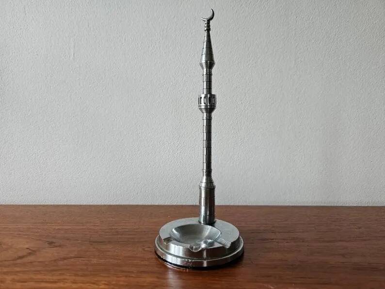 Rare Midcentury Model Eger Minaret Ashtray, Hungary, 1970s