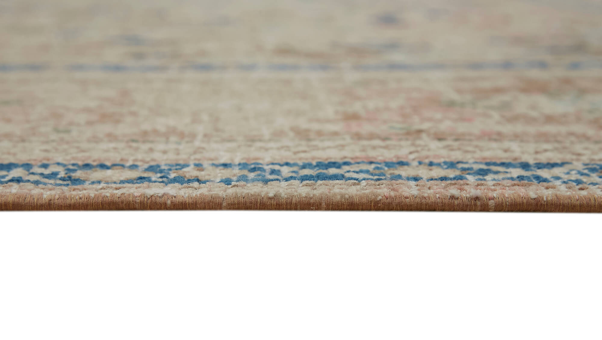 Handmade oriental unique 1980s 291 cm x 384 cm beige wool carpet