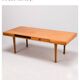 Table basse en teck par Karl Edvard Korseth, Norvège, années 1960