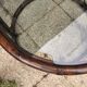 Rattan & glass coffee table “Riviera 70” – round, lightweight, bohemian chic style