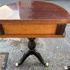 Coiffeuse triptyque vintage 1960s en acajou– signée G. Blouin Nantes