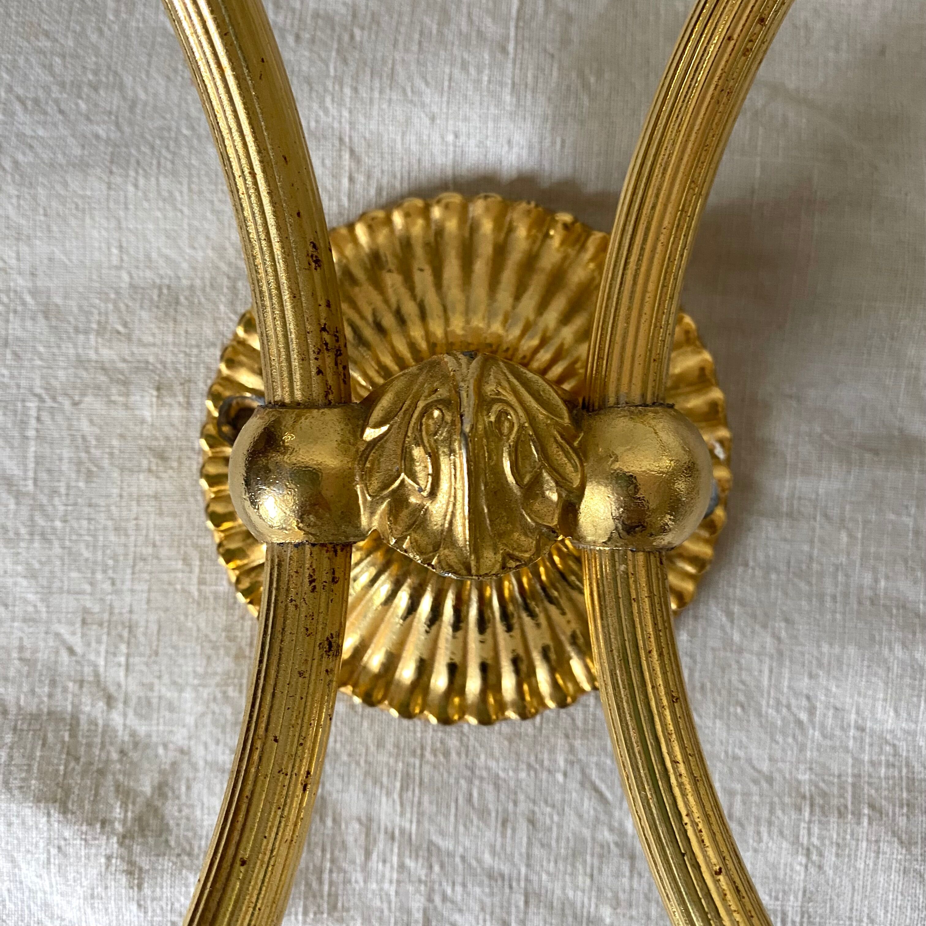 Towel rack golden rings