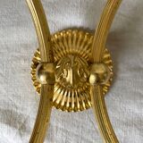 Towel rack golden rings