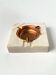 Brutalist ashtray by Fratelli Mannelli, travertine, Italy, circa 1970s