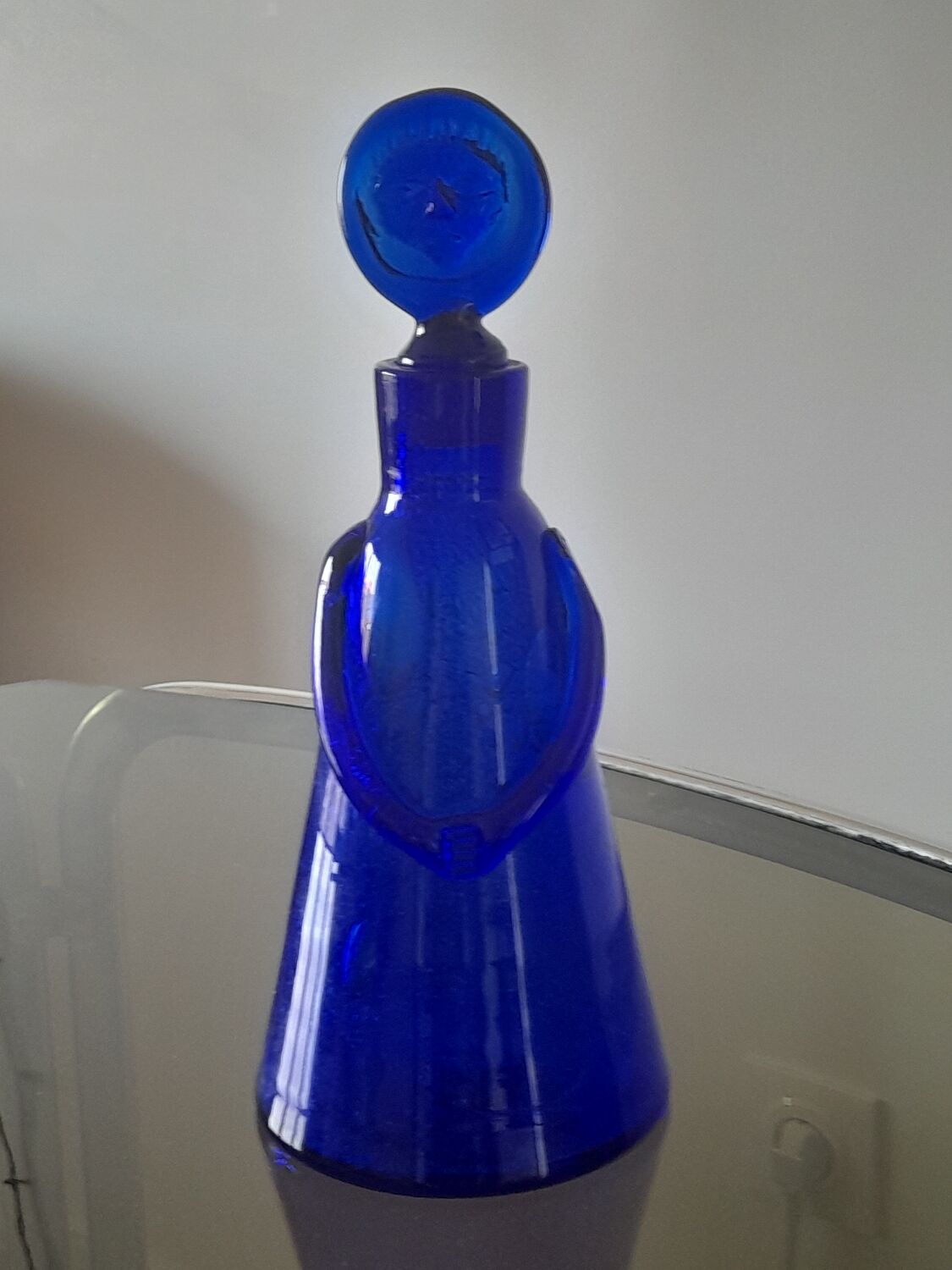 Decanter bottle sculpture by Erik Hoglund