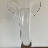 Glass tulip vase