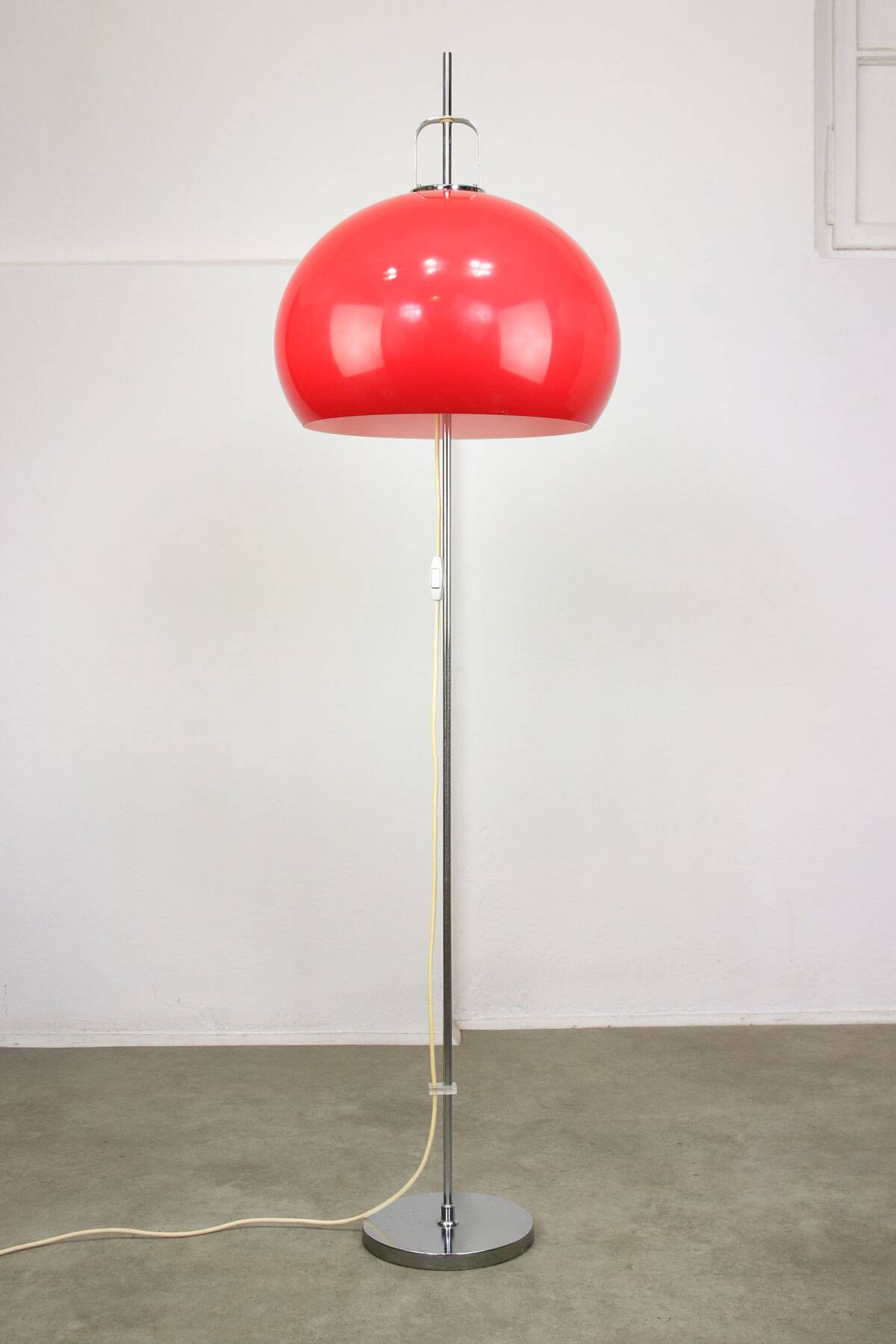 Large Space Age Lucerna Floor Lamp by Luigi Massoni for Guzzini, 1960s